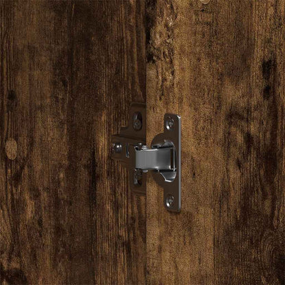 Kleiderschrank Räuchereiche 55 x 25 x 189 cm Holzwerkstoff