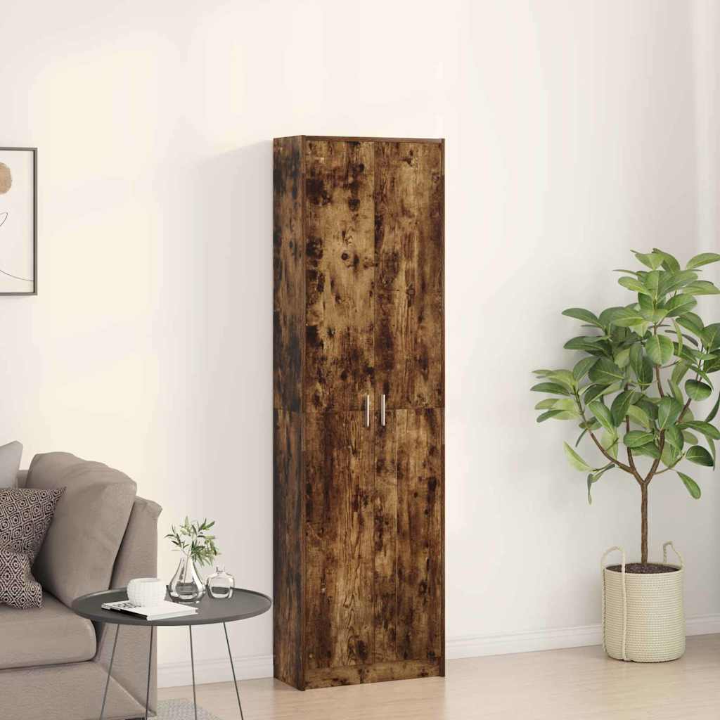 Kleiderschrank Räuchereiche 55 x 25 x 189 cm Holzwerkstoff