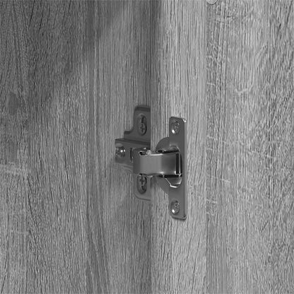 Kleiderschrank Grau Sonoma 55 x 25 x 189 cm Holzwerkstoff