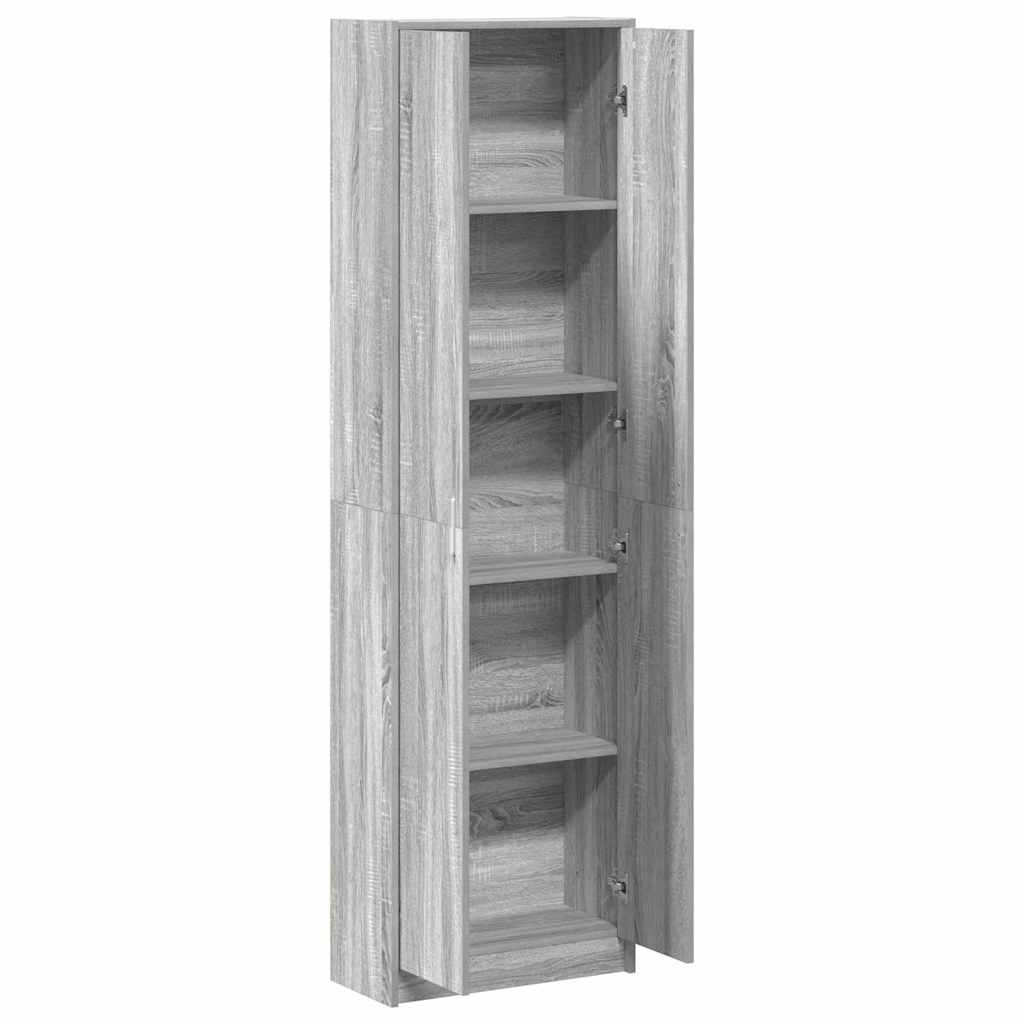 Kleiderschrank Grau Sonoma 55 x 25 x 189 cm Holzwerkstoff