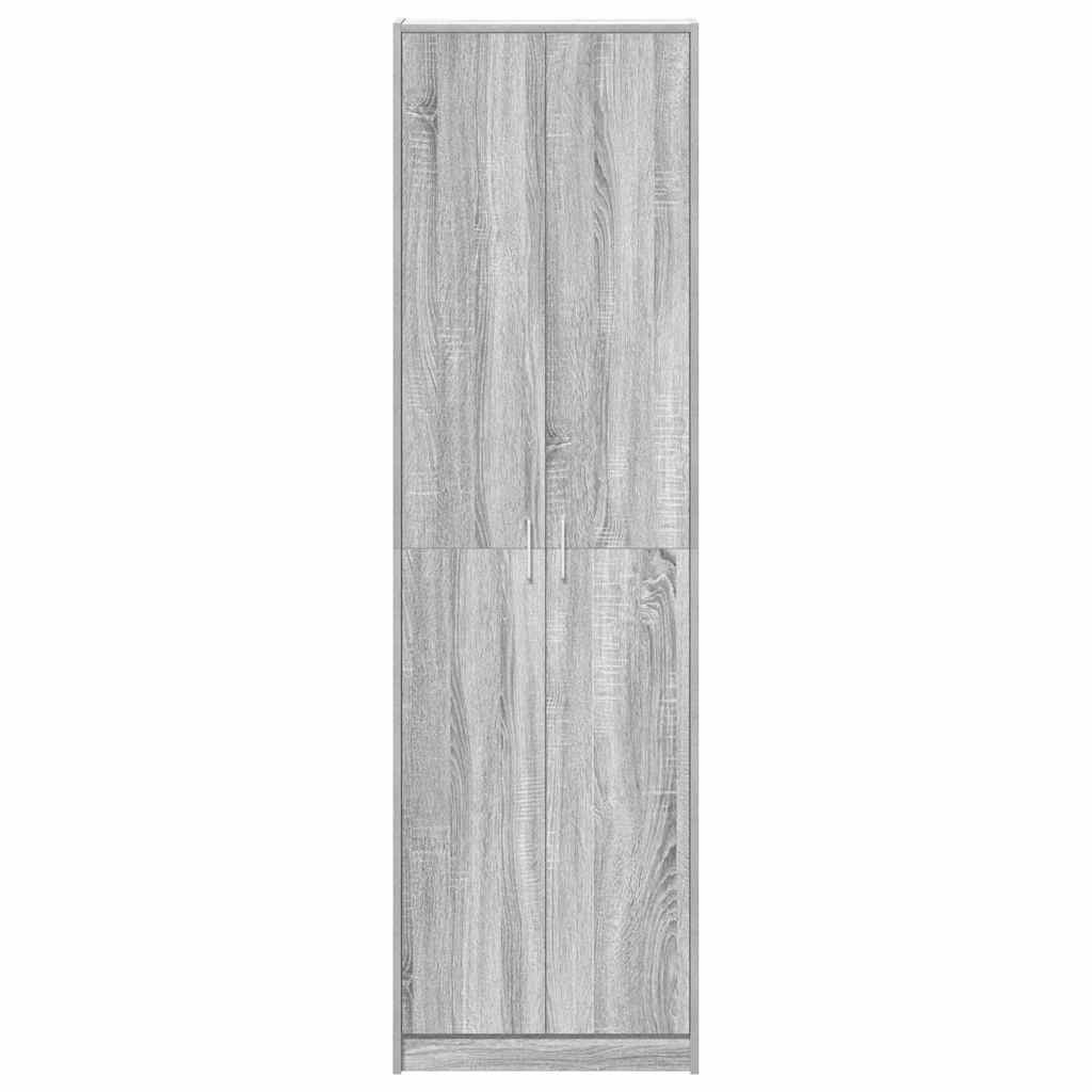 Kleiderschrank Grau Sonoma 55 x 25 x 189 cm Holzwerkstoff