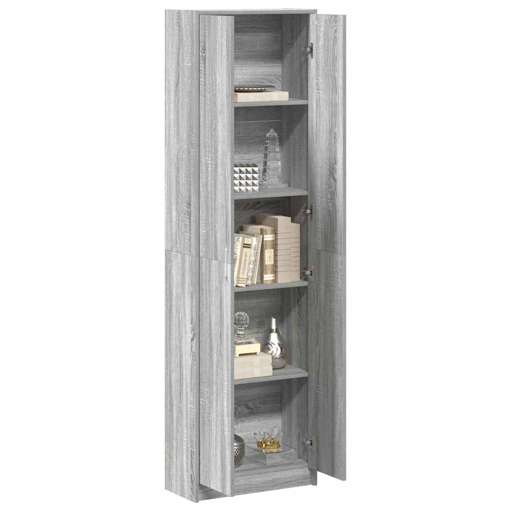 Kleiderschrank Grau Sonoma 55 x 25 x 189 cm Holzwerkstoff