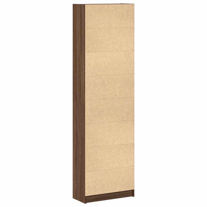 Kleiderschrank mit Regal Braun Eichen-Optik 55 x 25 x 189 cm
