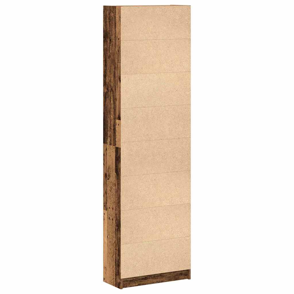 Kleiderschrank mit Regal Altholz 55 x 25 x 189 cm Holzwerkstoff