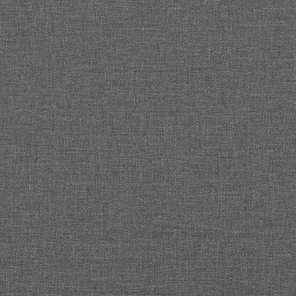 Einzel-Schlafsofa mit Rädern Dunkelgrau 90 x 165 x 87 cm Stoff