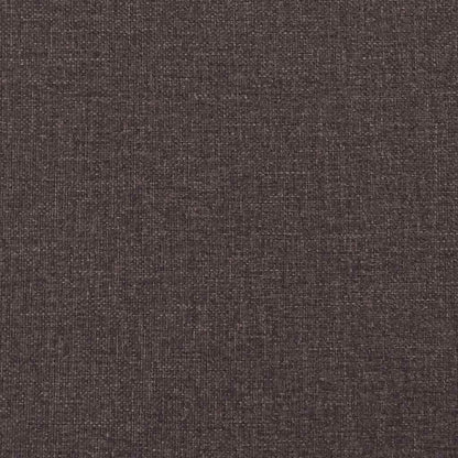 Einzel-Schlafsofa mit Rädern Dunkelbraun 90 x 165 x 87 cm Stoff