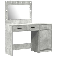 Schminktisch mit Tür 2 pcs Grau 40 x 41 x 75 cm Holzwerkstoff