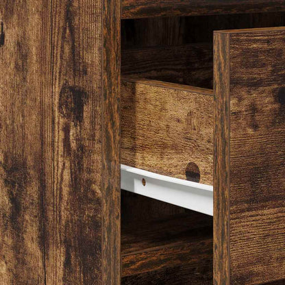 Schminktisch mit Tür 2 pcs Braun 40 x 41 x 75 cm Holzwerkstoff