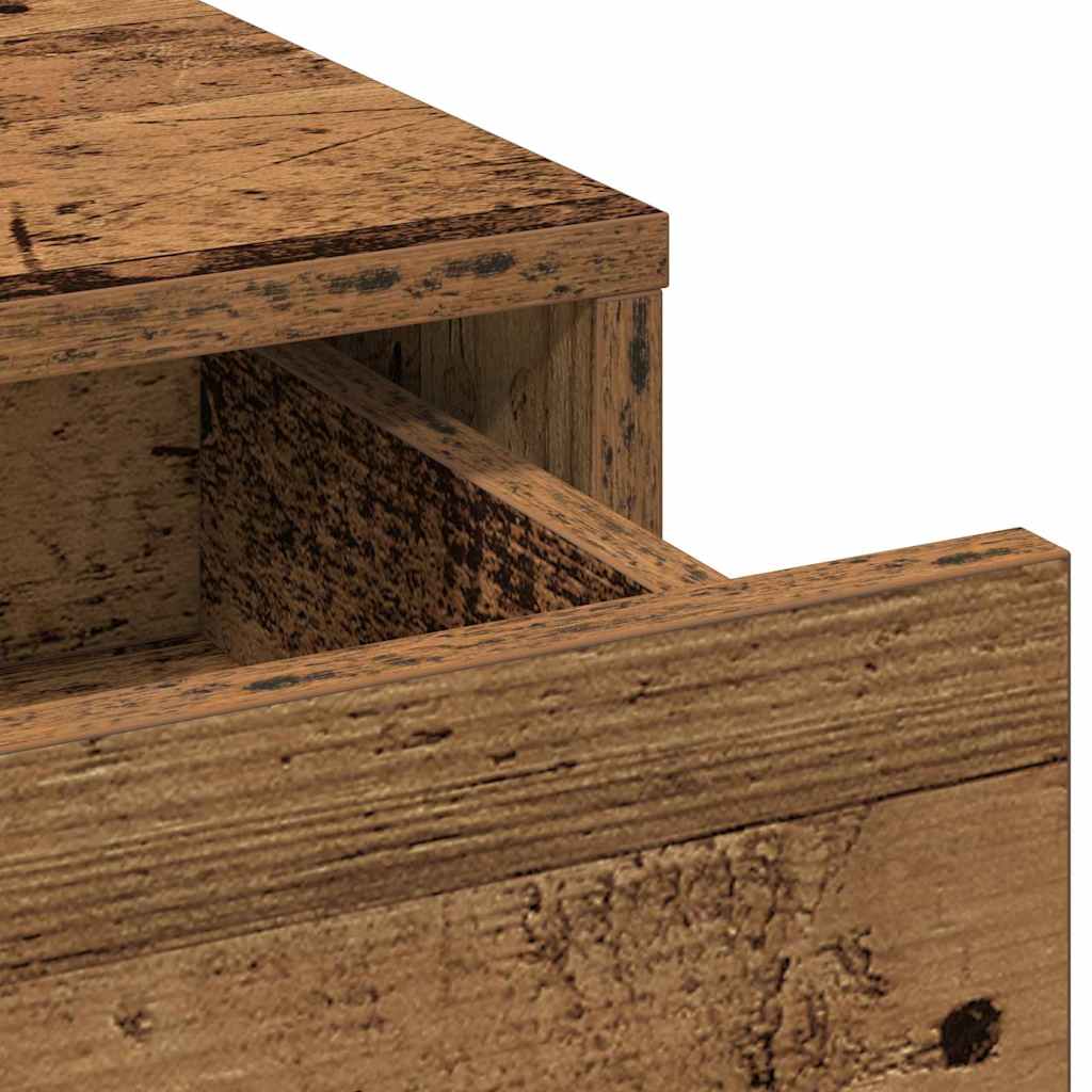 Schminktisch mit Tür 2 pcs Braun 40 x 41 x 75 cm Holzwerkstoff