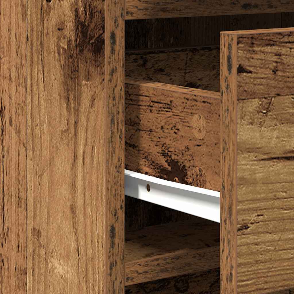 Schminktisch mit Tür 2 pcs Braun 50 x 41 x 135 cm Holzwerkstoff