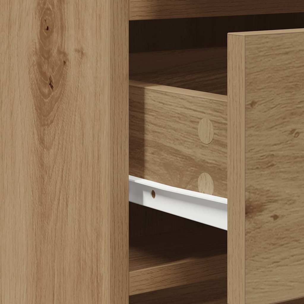 Schminktisch mit Tür 2 pcs Braun 50 x 41 x 135 cm Holzwerkstoff