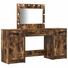 Schminktisch mit Tür 3 pcs Braun 40 x 41 x 75 cm Holzwerkstoff