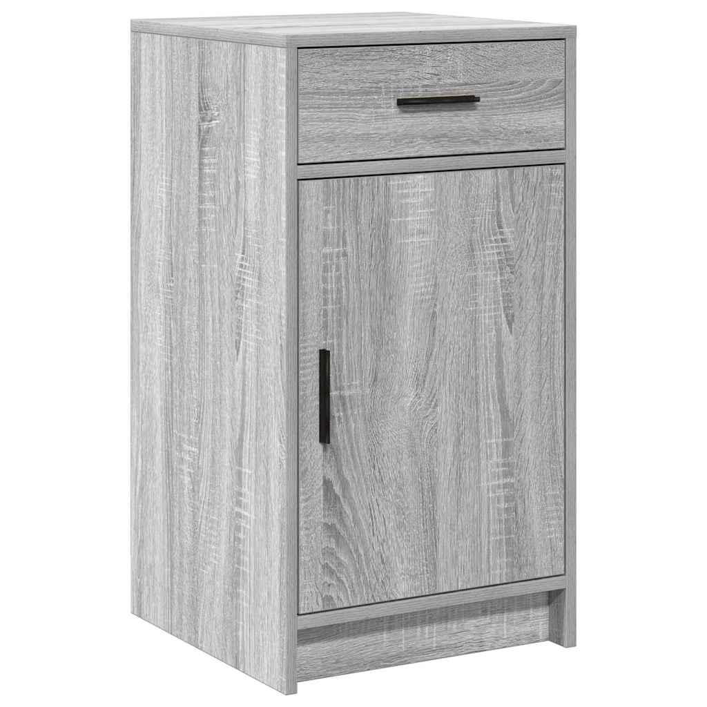 Schminktisch mit Tür 3 pcs Grau 40 x 41 x 75 cm Holzwerkstoff