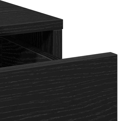 Schminktisch mit Tür Schwarz 50 x 41 x 135 cm Holzwerkstoff