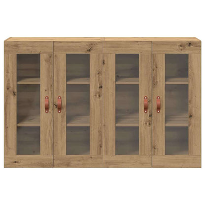 Wandschrank 2 pcs Artisan-Eiche 69.5 x 34 x 90 cm Holzwerkstoff