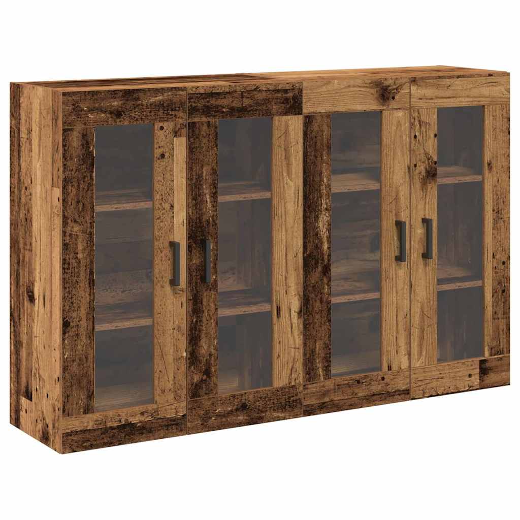 Wandschrank 2 pcs Altholz 69.5 x 34 x 90 cm Holzwerkstoff