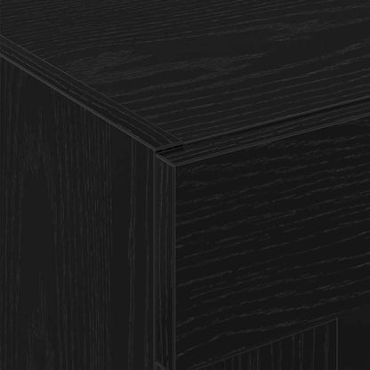 Wandschrank 2 pcs Schwarz Eichen-Optik 69.5 x 34 x 90 cm