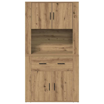 Highboard Artisan-Eiche 80 x 33 x 150 cm Holzwerkstoff