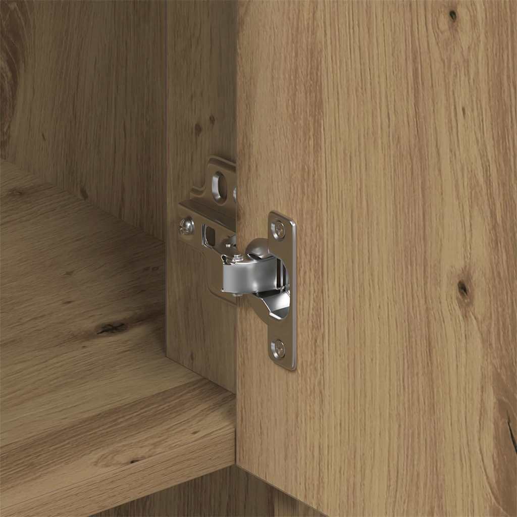 Highboard Artisan-Eiche 80 x 33 x 150 cm Holzwerkstoff