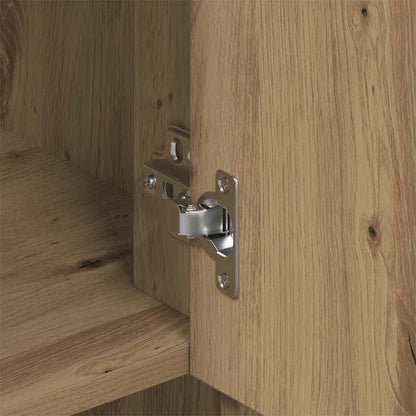 Highboard Artisan-Eiche 80 x 33 x 150 cm Holzwerkstoff