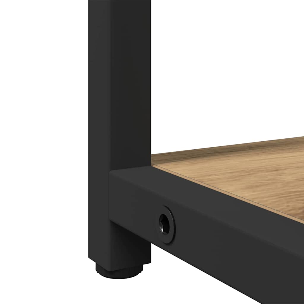 Badezimmer Waschbeckenmöbel mit Tür 3 pcs Braun 80 x 30 x 60 cm