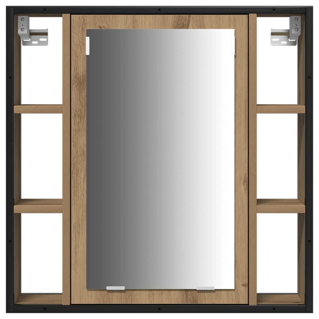 Badezimmer Waschbeckenmöbel mit Tür 3 pcs Braun 80 x 30 x 60 cm