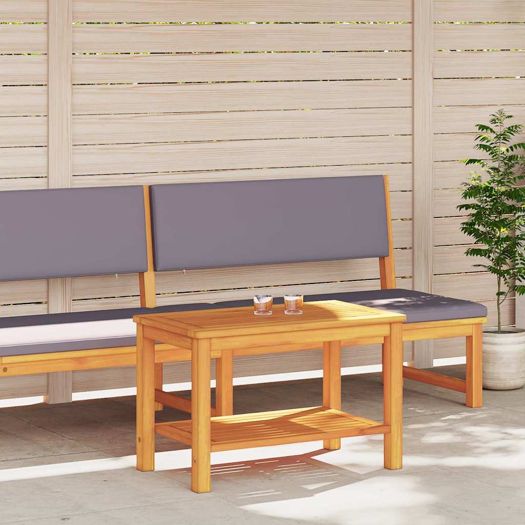 Couchtisch Braun 70 x 40 x 45 cm Akazie Massivholz