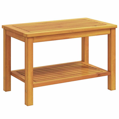 Couchtisch Braun 70 x 40 x 45 cm Akazie Massivholz