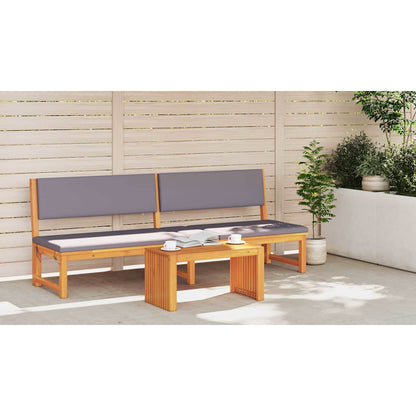 Couchtisch Braun 70 x 35 x 35 cm Akazie Massivholz