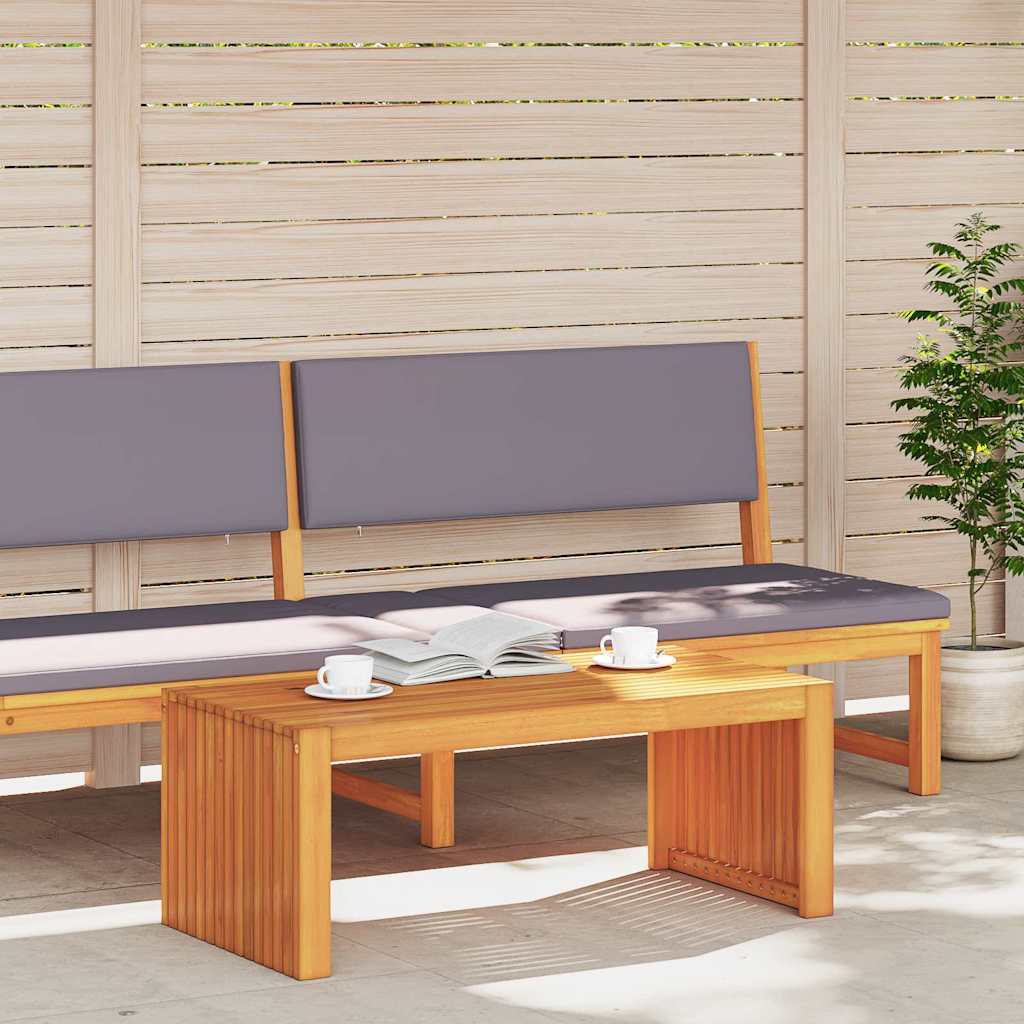 Couchtisch Braun 90 x 45 x 35 cm Akazie Massivholz