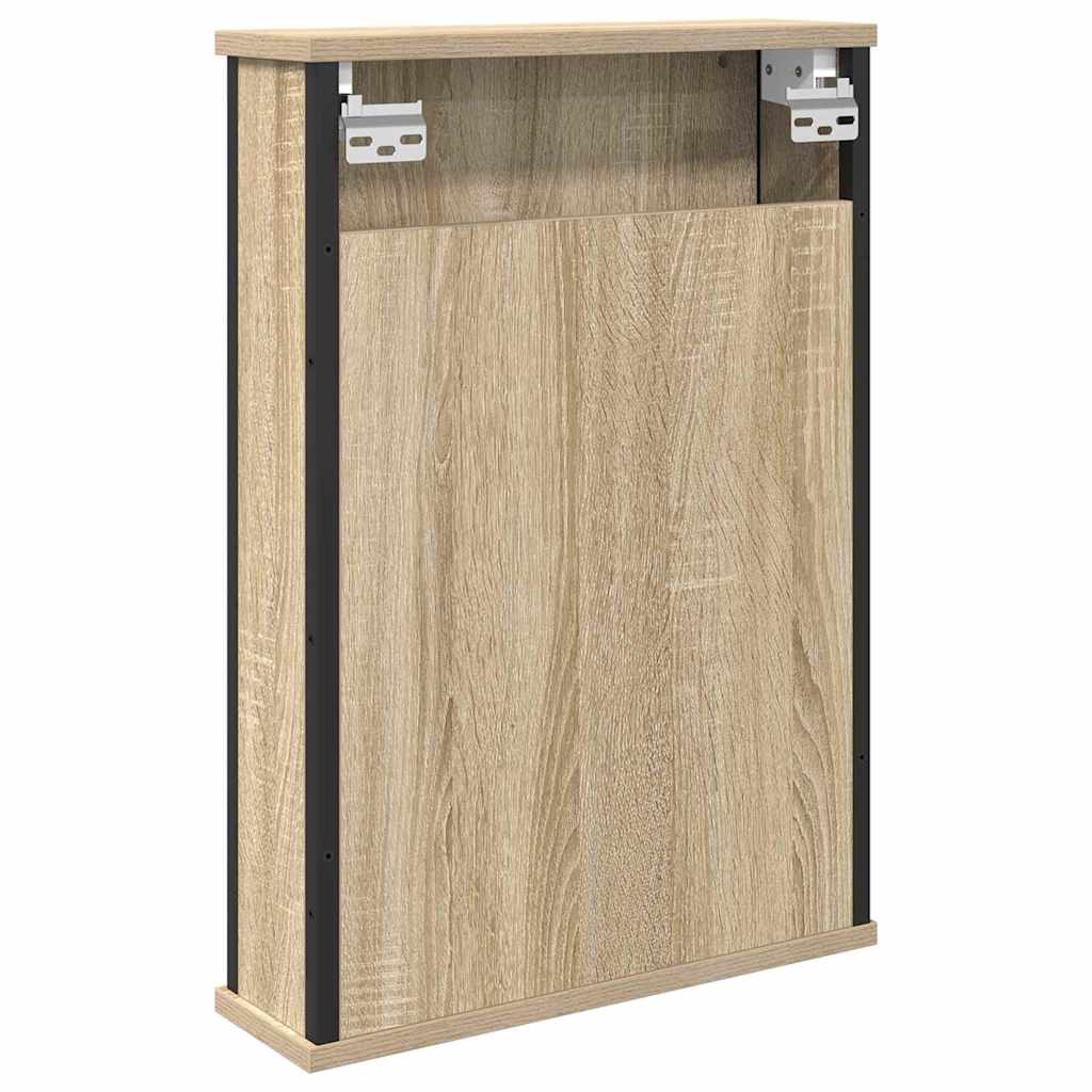 Badezimmer-Spiegelschrank Braun 42 x 12 x 60 cm Holzwerkstoff