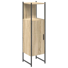 Badezimmer Schrank Beige 33 x 33 x 120.5 cm Holzwerkstoff