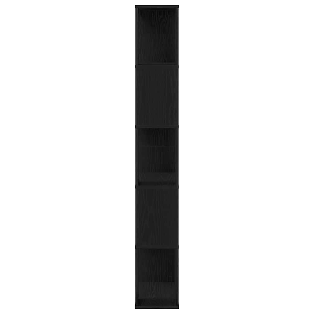 Bücherregal Schwarze Eiche 45 x 23,5 x 162,5 cm Holzwerkstoff