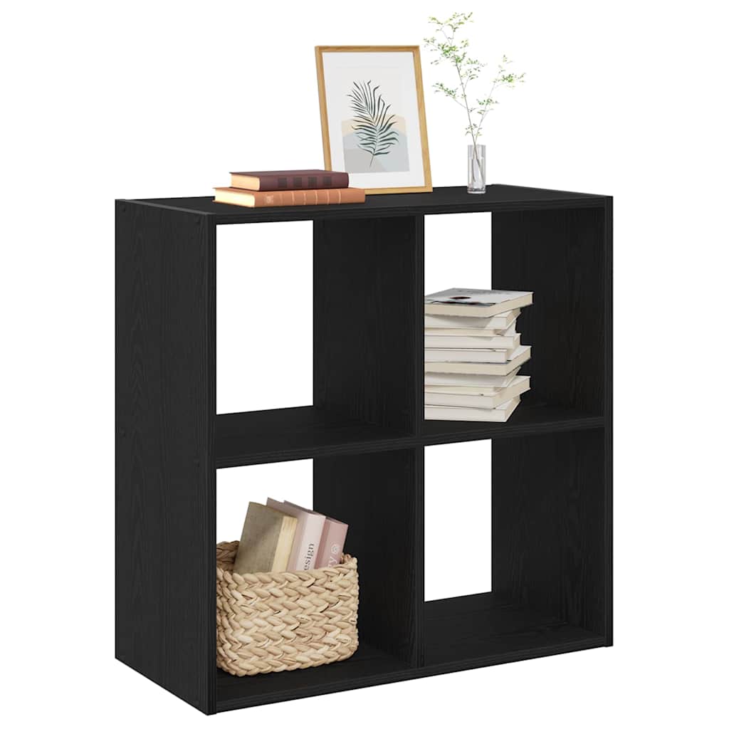 Bücherregal Schwarze Eiche 68,5 x 32 x 68,5 cm Holzwerkstoff