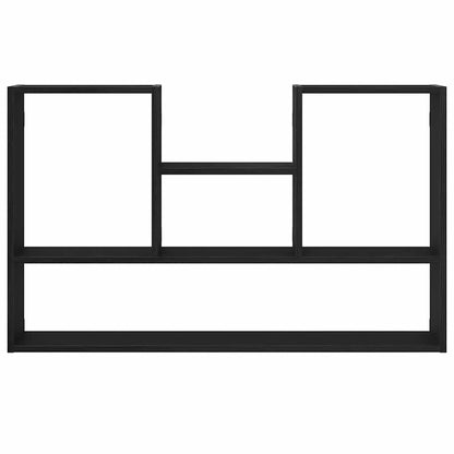 Wandregal Schwarz Eichen-Optik 99x15x60 cm Holzwerkstoff