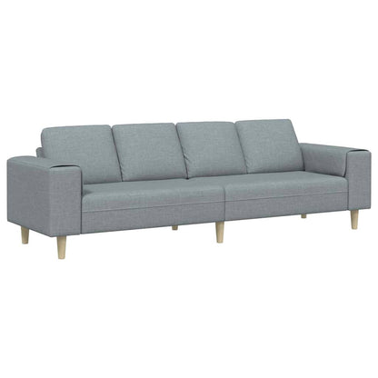 Sofa Set Hellgrau Stoff