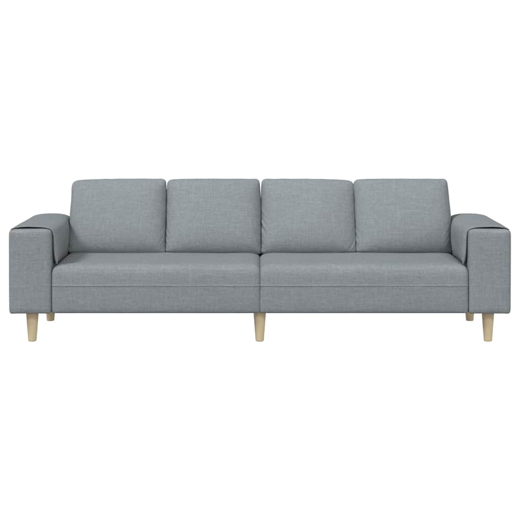 Sofa Set Hellgrau Stoff