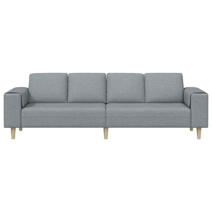 Sofa Set Hellgrau Stoff