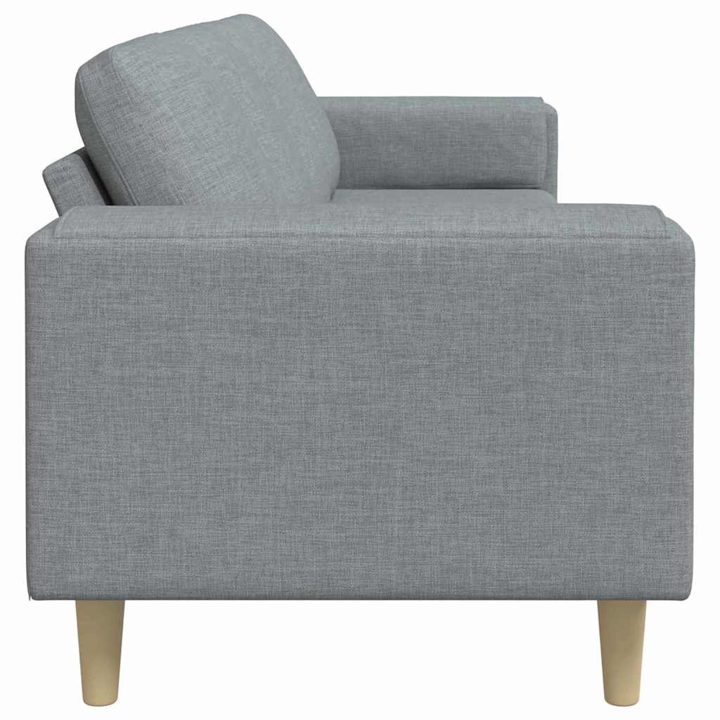 Sofa Set Hellgrau Stoff