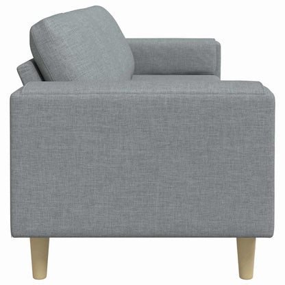 Sofa Set Hellgrau Stoff