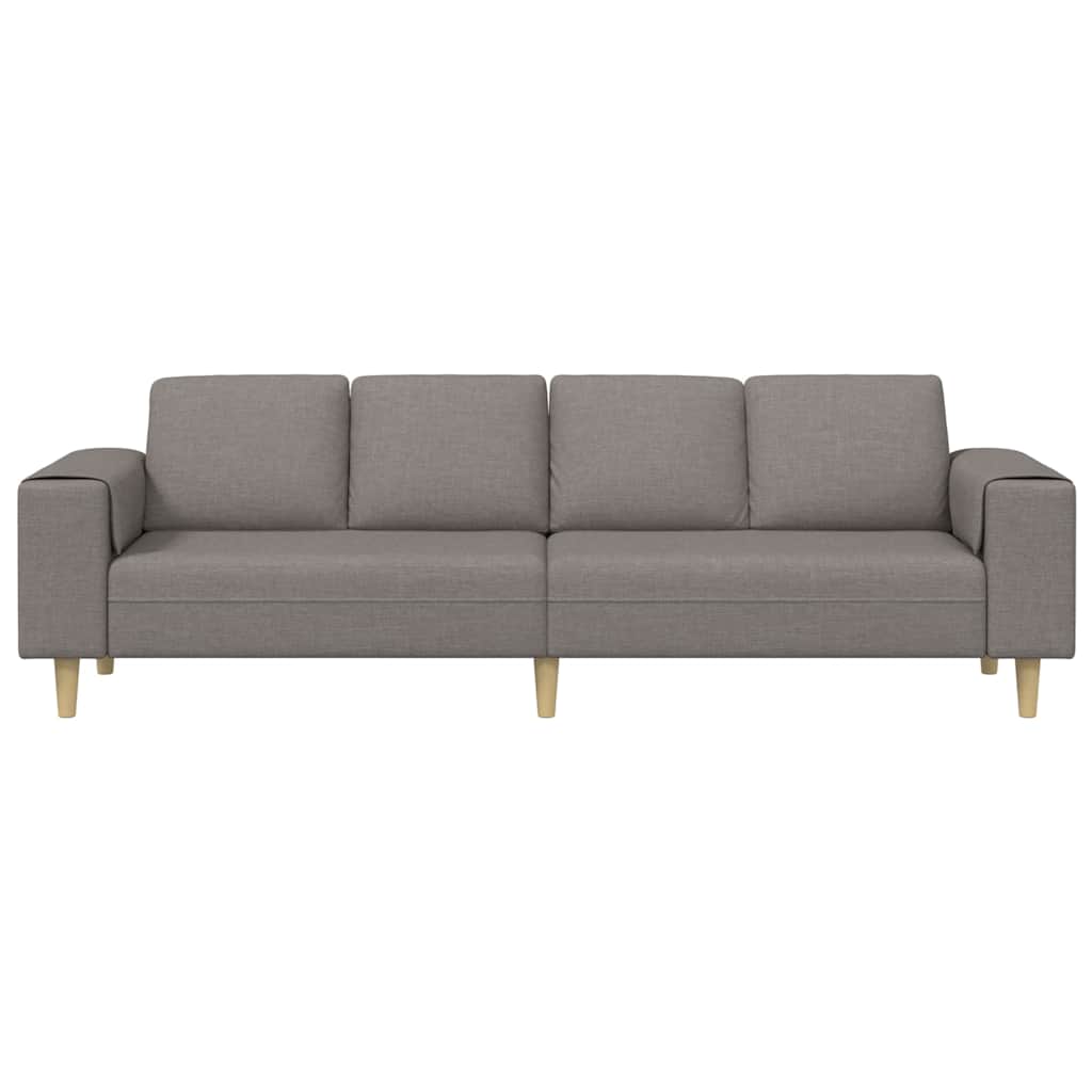 Sofa Set Taupe Stoff