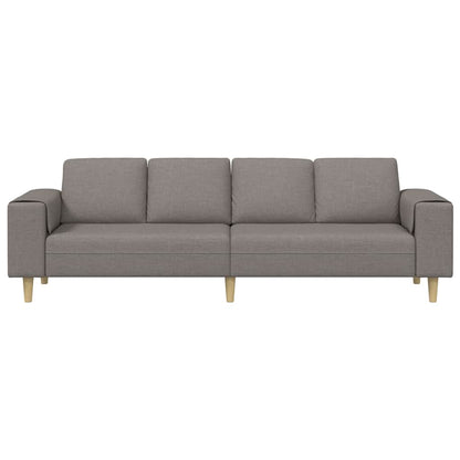Sofa Set Taupe Stoff