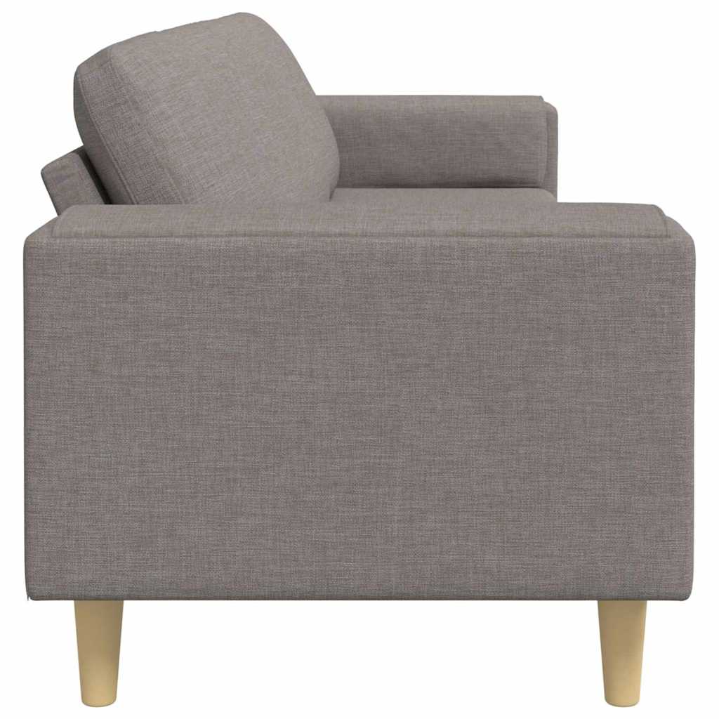 Sofa Set Taupe Stoff