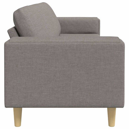 Sofa Set Taupe Stoff