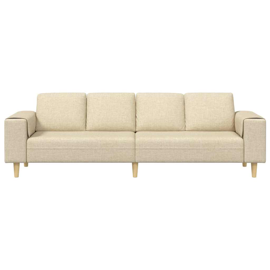 Sofa Set Creme Stoff
