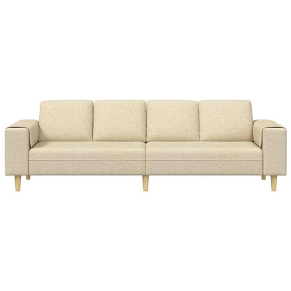 Sofa Set Creme Stoff