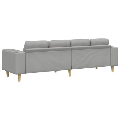 Sofa Set Wolkengrau Stoff
