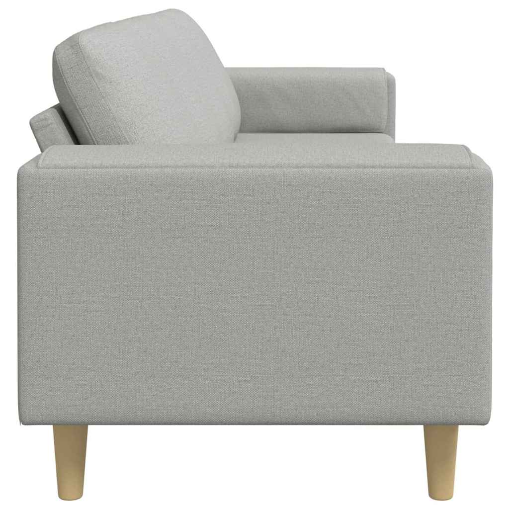 Sofa Set Wolkengrau Stoff