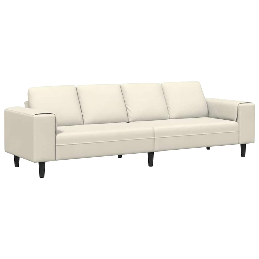 Sofa Set Creme Samt