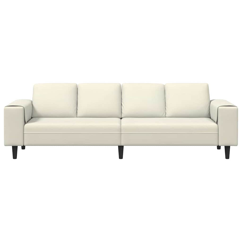 Sofa Set Creme Samt